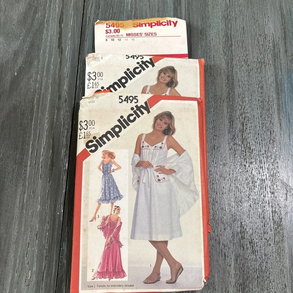 VTG Simplicity Sewing Patterns Qty 20 (70s & 80s) Uncut NOS Women's Dresses NEW